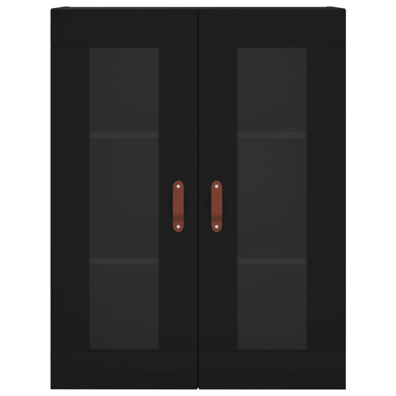 vidaXL fekete fali szekrény 69,5 x 34 x 90 cm