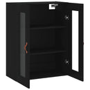 vidaXL fekete fali szekrény 69,5 x 34 x 90 cm