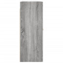 vidaXL szürke sonoma színű fali szekrény 69,5x34x90 cm