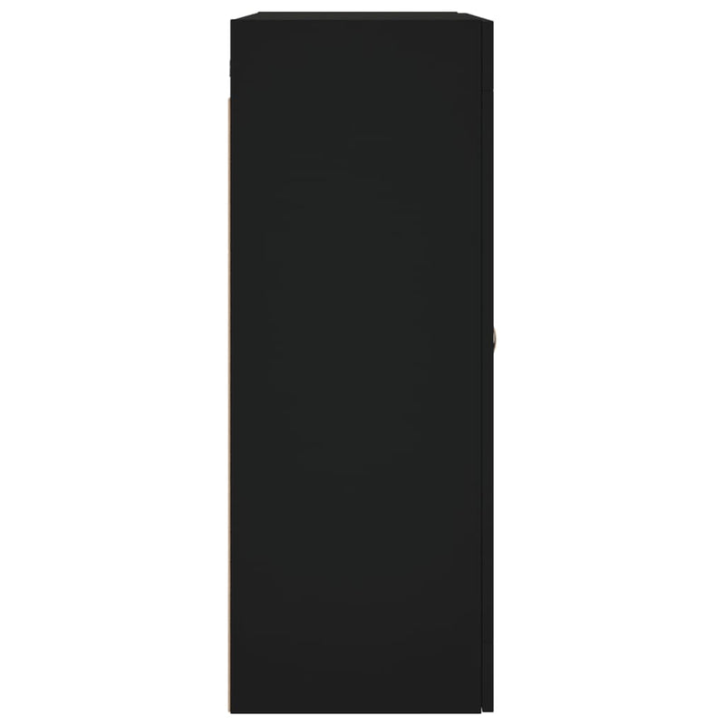 vidaXL fekete fali szekrény 69,5 x 34 x 90 cm