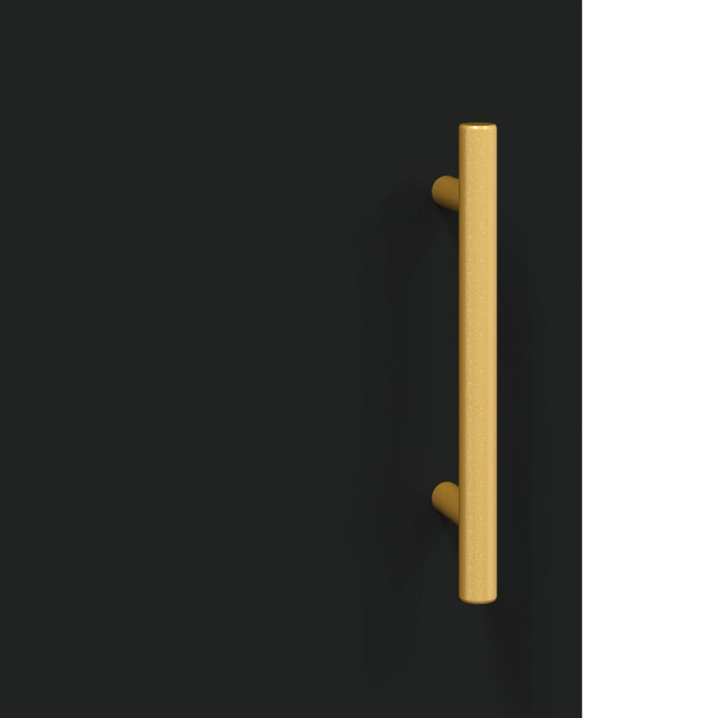 vidaXL fekete fali szekrény 69,5 x 34 x 90 cm