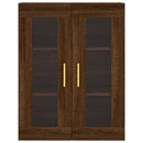 vidaXL barna tölgyszínű fali szekrény 69,5x34x90 cm