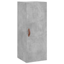 vidaXL betonszürke fali szekrény 34,5 x 34 x 90 cm