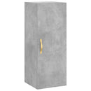 vidaXL betonszürke fali szekrény 34,5 x 34 x 90 cm
