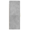 vidaXL betonszürke fali szekrény 34,5 x 34 x 90 cm