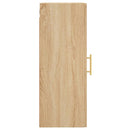 vidaXL sonoma színű fali szekrény 34,5 x 34 x 90 cm