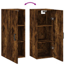 vidaXL füstös tölgy színű fali szekrény 34,5x34x90 cm