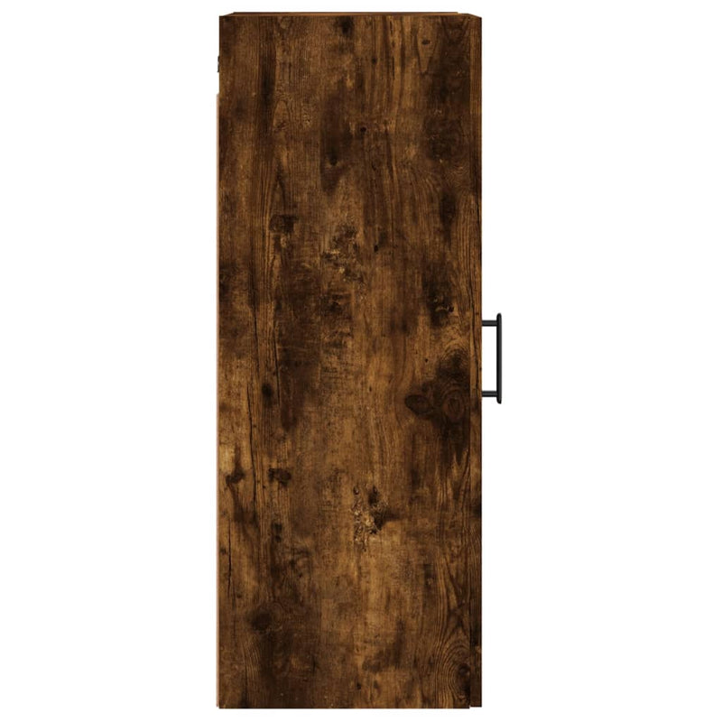 vidaXL füstös tölgy színű fali szekrény 34,5x34x90 cm