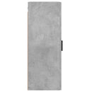 vidaXL betonszürke fali szekrény 34,5 x 34 x 90 cm