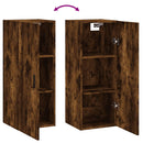 vidaXL füstös tölgy színű fali szekrény 34,5x34x90 cm