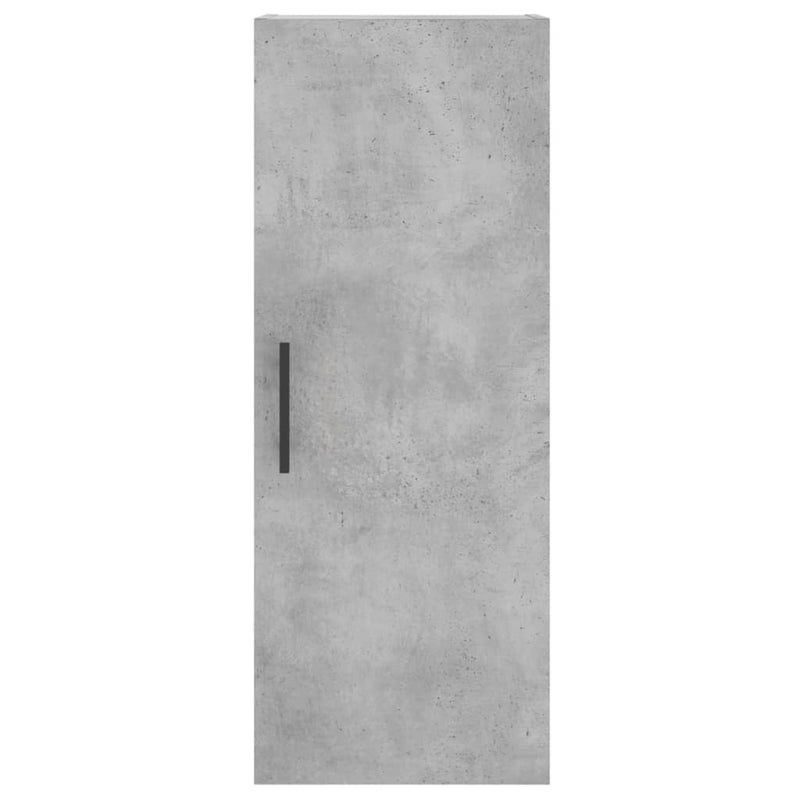vidaXL betonszürke fali szekrény 34,5 x 34 x 90 cm