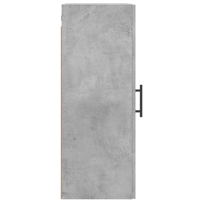 vidaXL betonszürke fali szekrény 34,5 x 34 x 90 cm