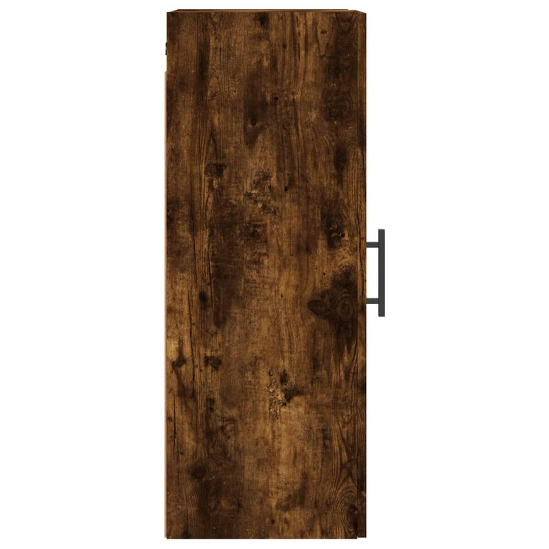 vidaXL füstös tölgy színű fali szekrény 34,5x34x90 cm