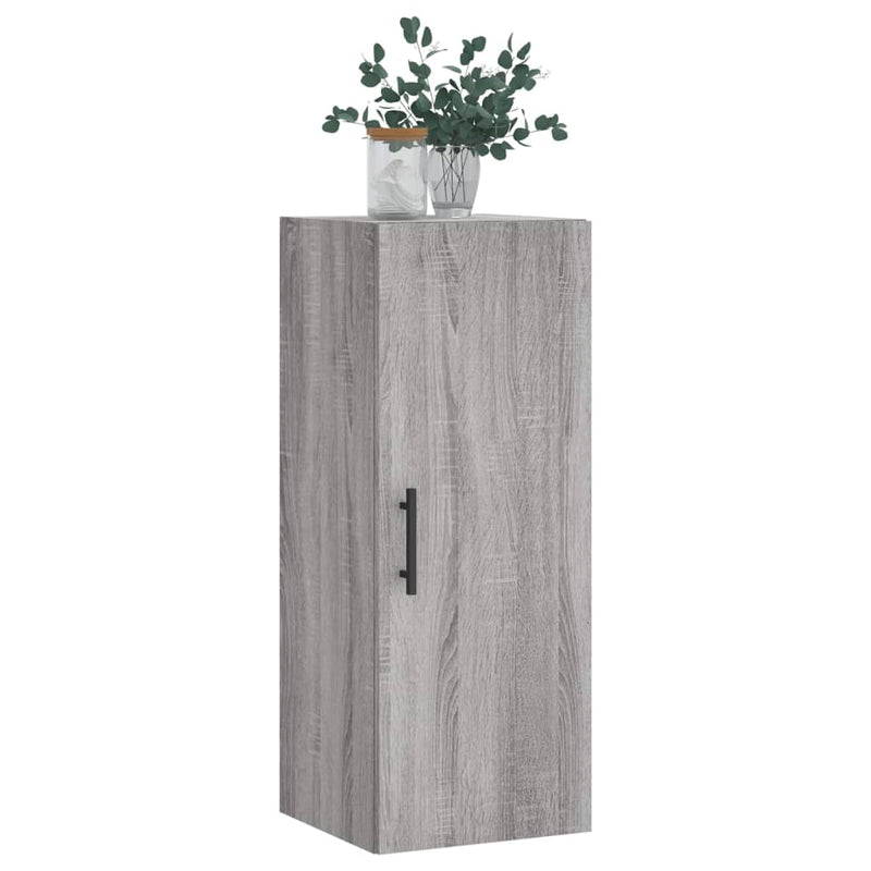 vidaXL szürke sonoma színű fali szekrény 34,5 x 34 x 90 cm