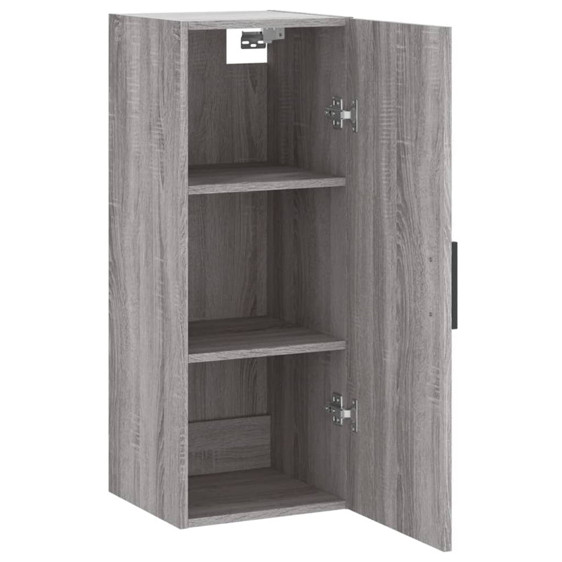 vidaXL szürke sonoma színű fali szekrény 34,5 x 34 x 90 cm