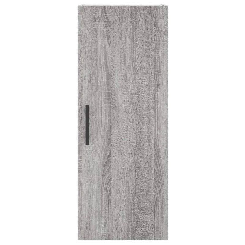 vidaXL szürke sonoma színű fali szekrény 34,5 x 34 x 90 cm