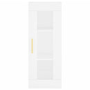 vidaXL fehér fali szekrény34,5x34x90 cm