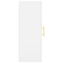vidaXL fehér fali szekrény34,5x34x90 cm