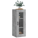 vidaXL betonszürke fali szekrény 34,5 x 34 x 90 cm