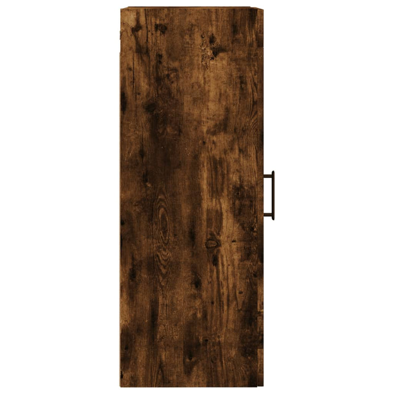 vidaXL füstös tölgy színű fali szekrény 34,5x34x90 cm