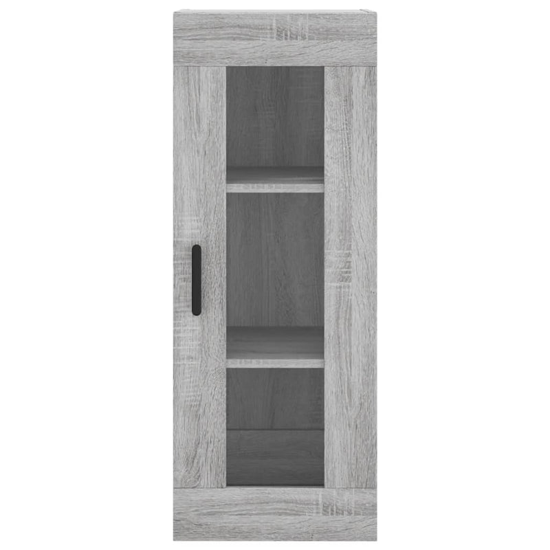 vidaXL szürke sonoma színű fali szekrény 34,5 x 34 x 90 cm