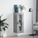 vidaXL betonszürke fali szekrény 34,5 x 34 x 90 cm