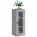 vidaXL betonszürke fali szekrény 34,5 x 34 x 90 cm