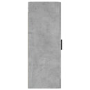 vidaXL betonszürke fali szekrény 34,5 x 34 x 90 cm