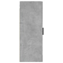 vidaXL betonszürke fali szekrény 34,5 x 34 x 90 cm