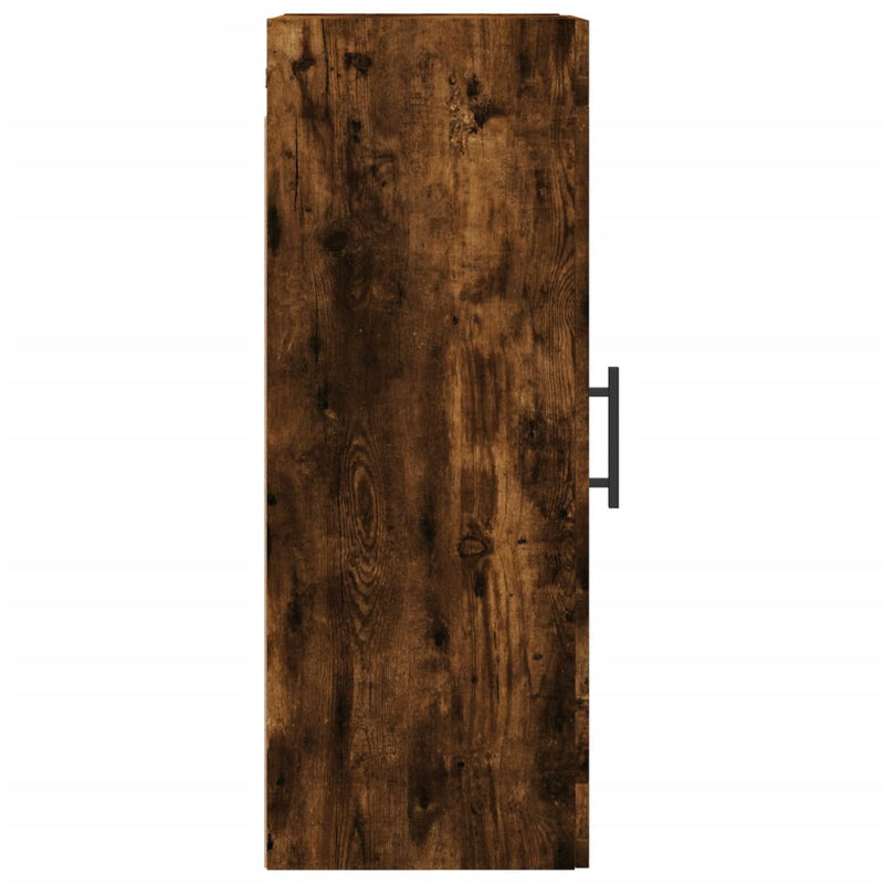 vidaXL füstös tölgy színű fali szekrény 34,5x34x90 cm