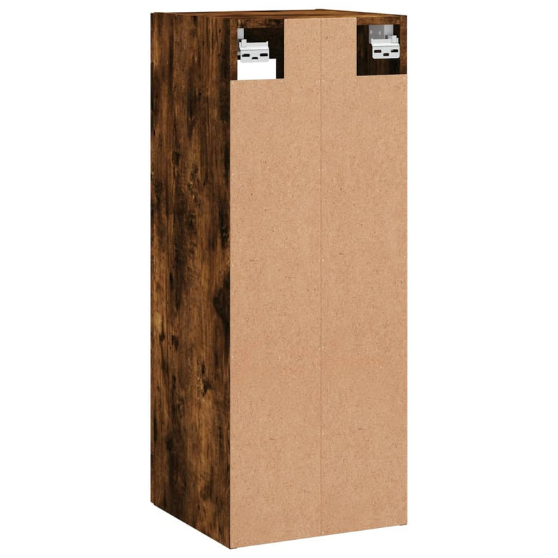 vidaXL füstös tölgy színű fali szekrény 34,5x34x90 cm