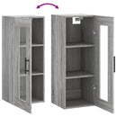 vidaXL szürke sonoma színű fali szekrény 34,5 x 34 x 90 cm