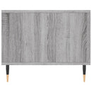 vidaXL szürke sonoma színű szerelt fa dohányzóasztal 90 x 50 x 40 cm