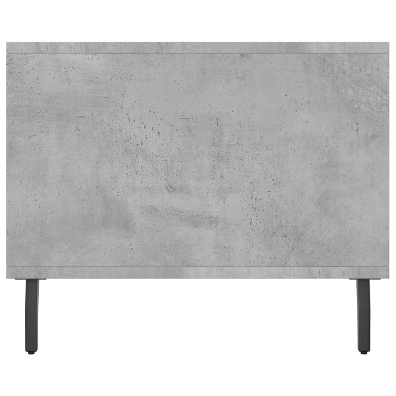 vidaXL betonszürke szerelt fa dohányzóasztal 90 x 50 x 40 cm