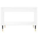 vidaXL fehér szerelt fa dohányzóasztal 60x50x40 cm