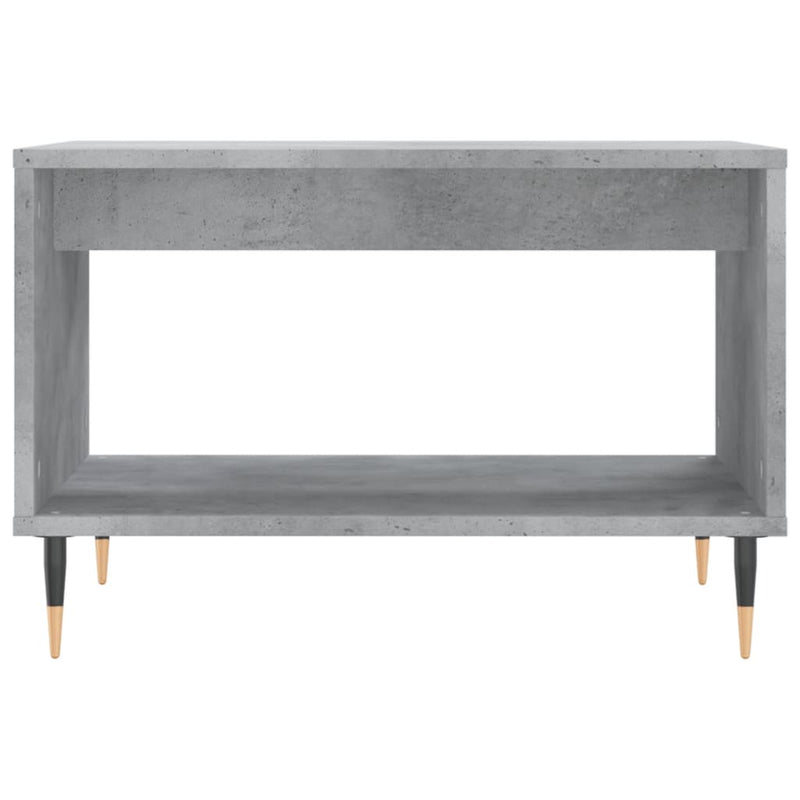 vidaXL betonszürke szerelt fa dohányzóasztal 60 x 50 x 40 cm