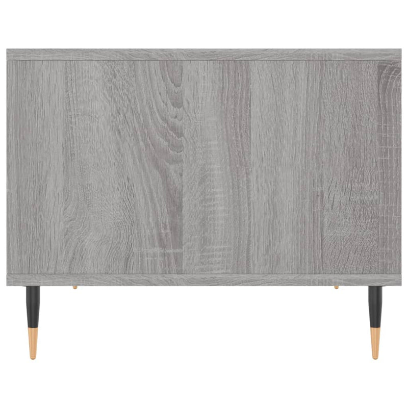 vidaXL szürke sonoma színű szerelt fa dohányzóasztal 60x50x40 cm