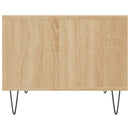 vidaXL sonoma tölgy színű szerelt fa dohányzóasztal 60x50x40 cm