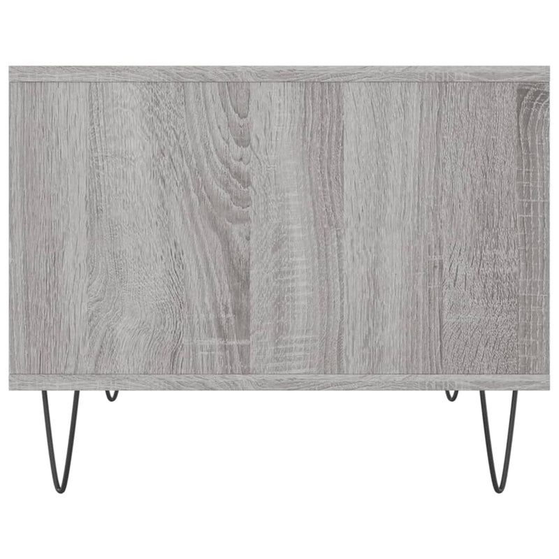 vidaXL szürke sonoma színű szerelt fa dohányzóasztal 60x50x40 cm