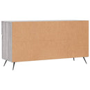 vidaXL szürke sonoma színű szerelt fa cipőpolc 102 x 35 x 55 cm
