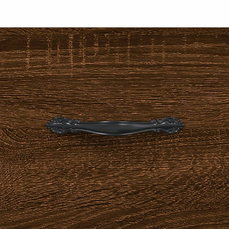 vidaXL barna tölgy színű szerelt fa cipőpolc 102x35x55 cm