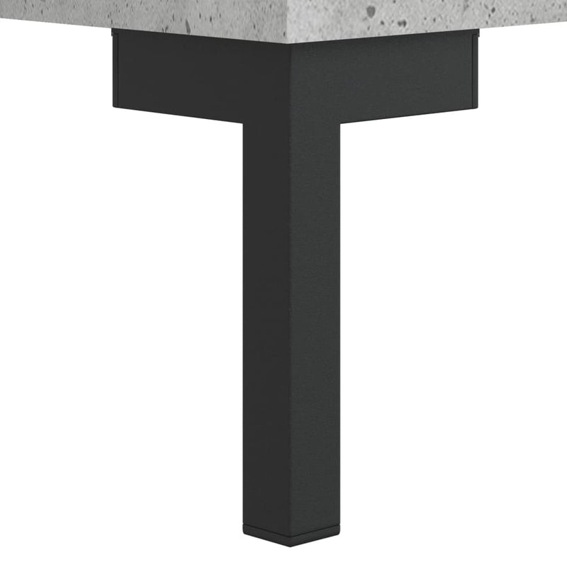 vidaXL betonszürke szerelt fa cipőpolc 102 x 35 x 55 cm