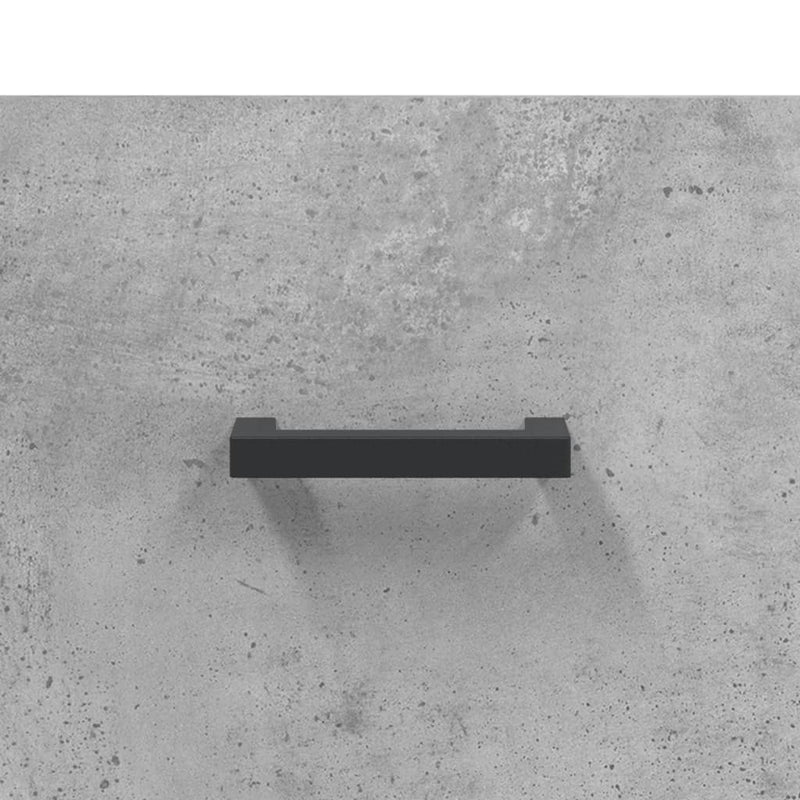 vidaXL betonszürke szerelt fa cipőpolc 102 x 35 x 55 cm