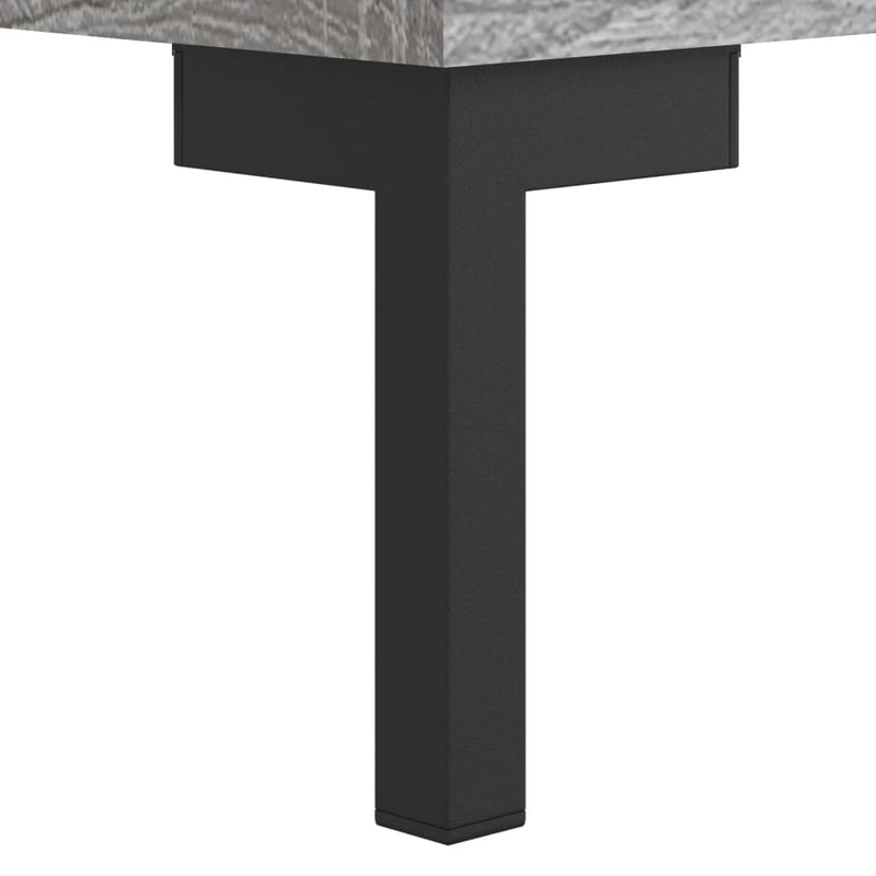vidaXL szürke sonoma színű szerelt fa cipőpolc 102 x 35 x 55 cm