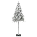 vidaXL műkarácsonyfa hóval 150 cm