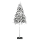 vidaXL műkarácsonyfa hóval 210 cm