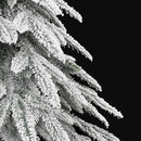 vidaXL műkarácsonyfa hóval 210 cm