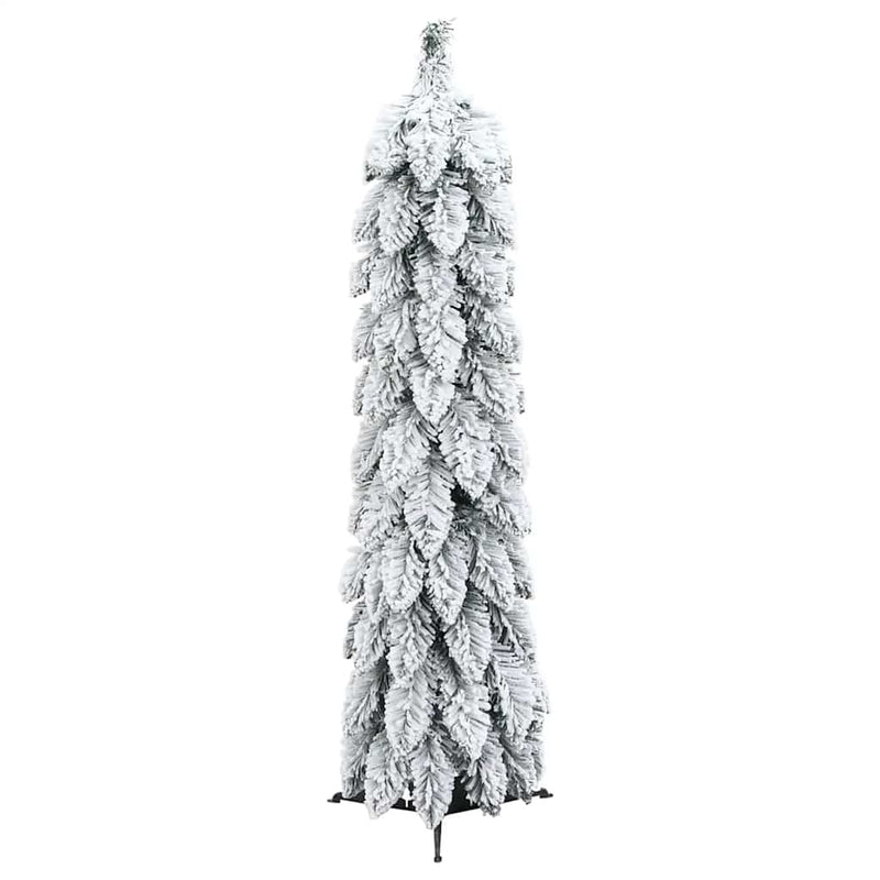 vidaXL megvilágított műkarácsonyfa 30 LED-del és hóval 60 cm