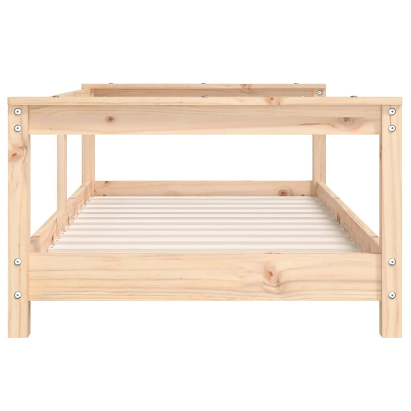 vidaXL tömör fenyőfa gyerekágykeret 70 x 140 cm