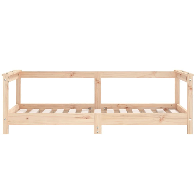 vidaXL tömör fenyőfa gyerekágykeret 70 x 140 cm
